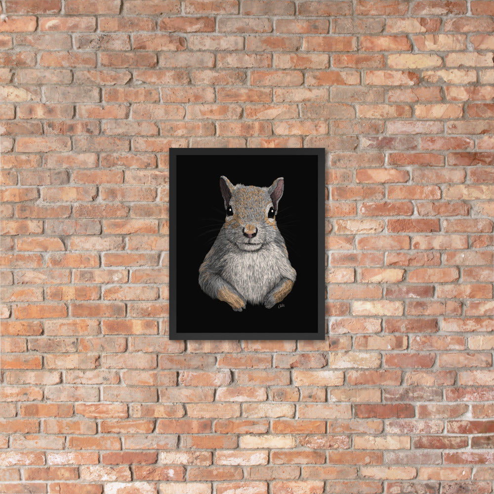 Grey Squirrel Digital Download Art Print