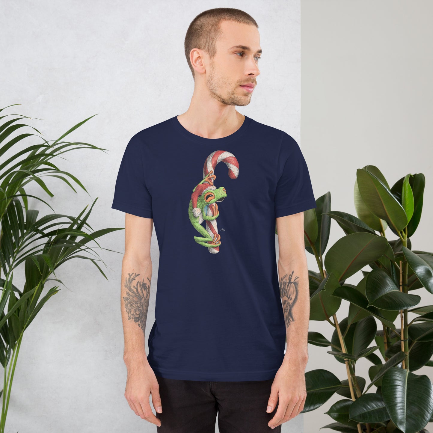 Frog on a Candy Cane Shirt