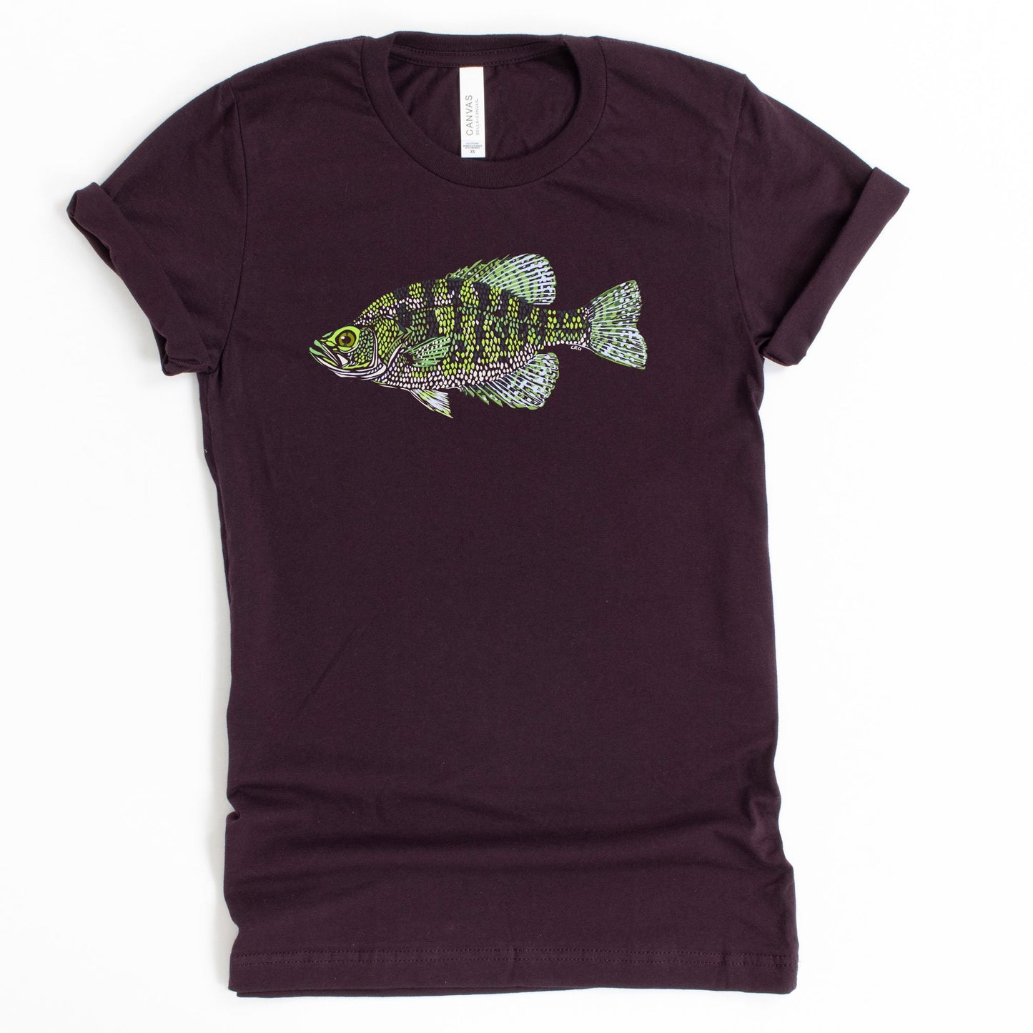 White Crappie Fish Shirt