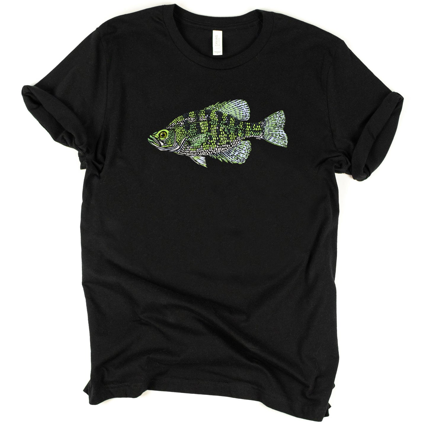 White Crappie Fish Shirt