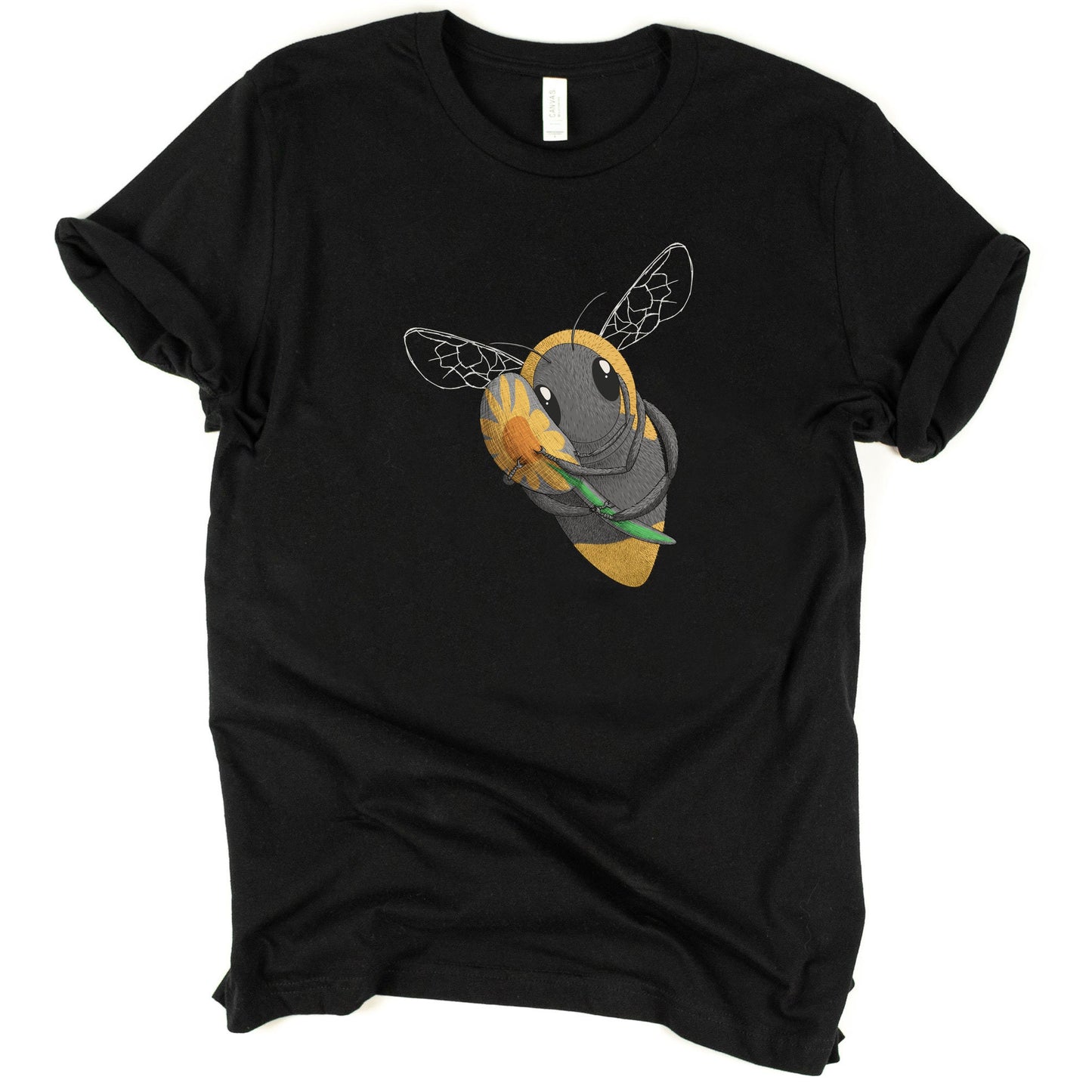 Bee Hugging Sunflower Plushie Shirt