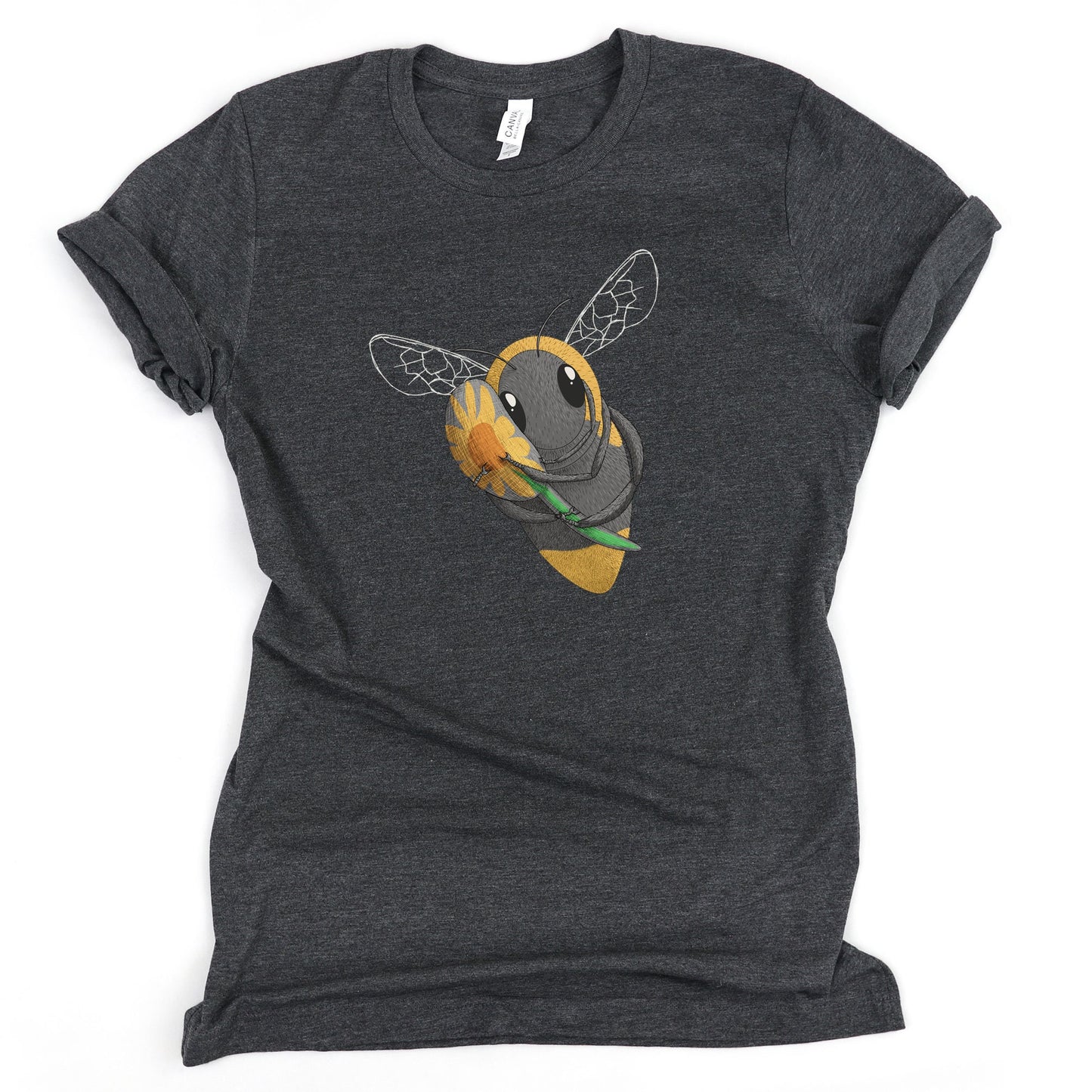 Bee Hugging Sunflower Plushie Shirt