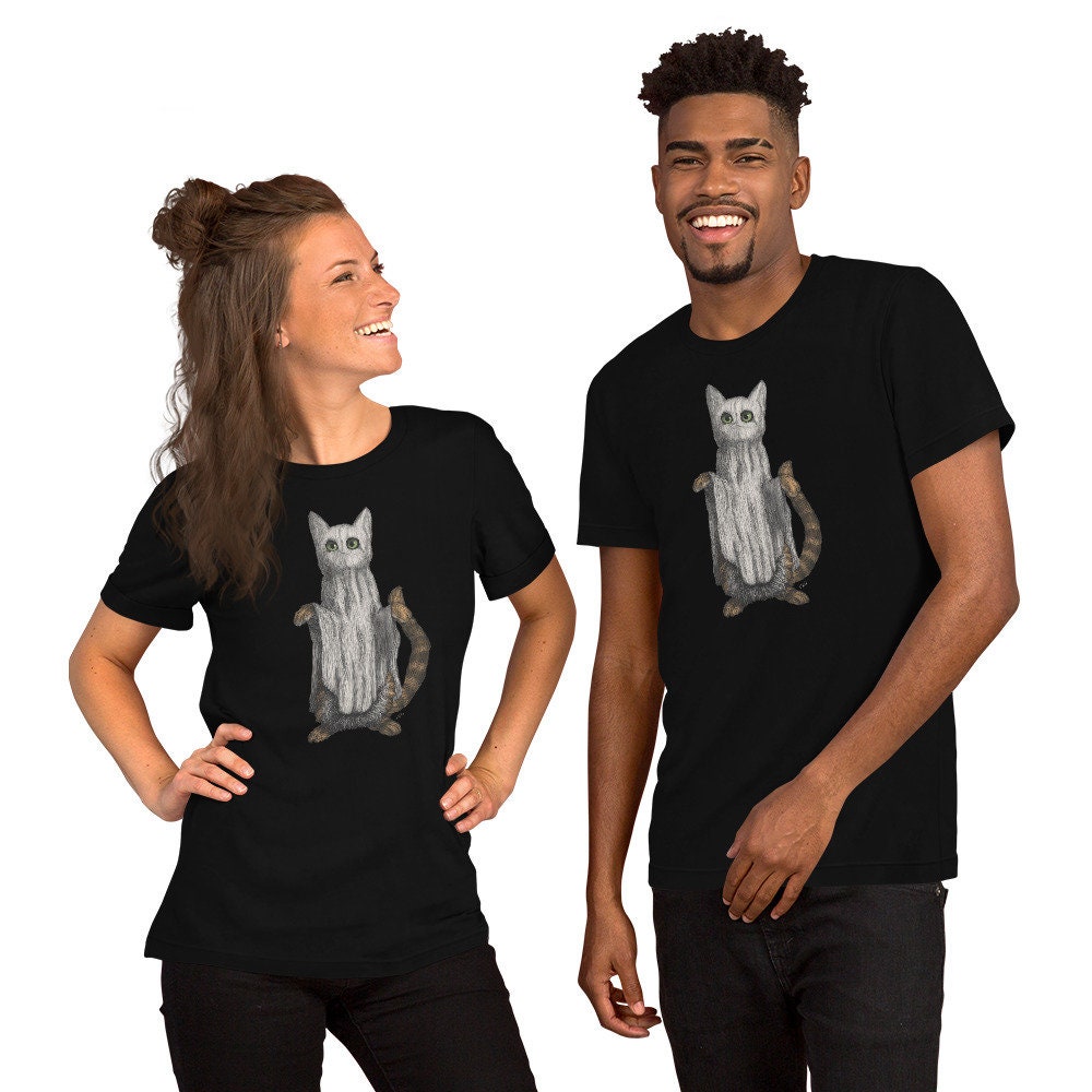 Cat Ghost Halloween Shirt
