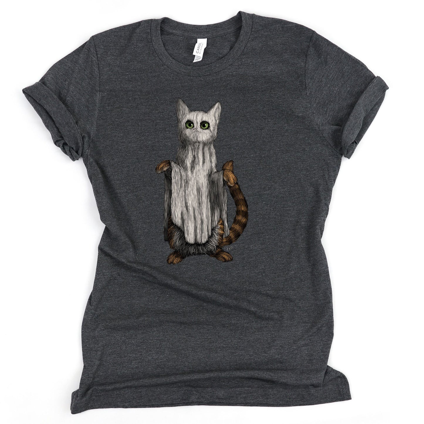 Cat Ghost Halloween Shirt