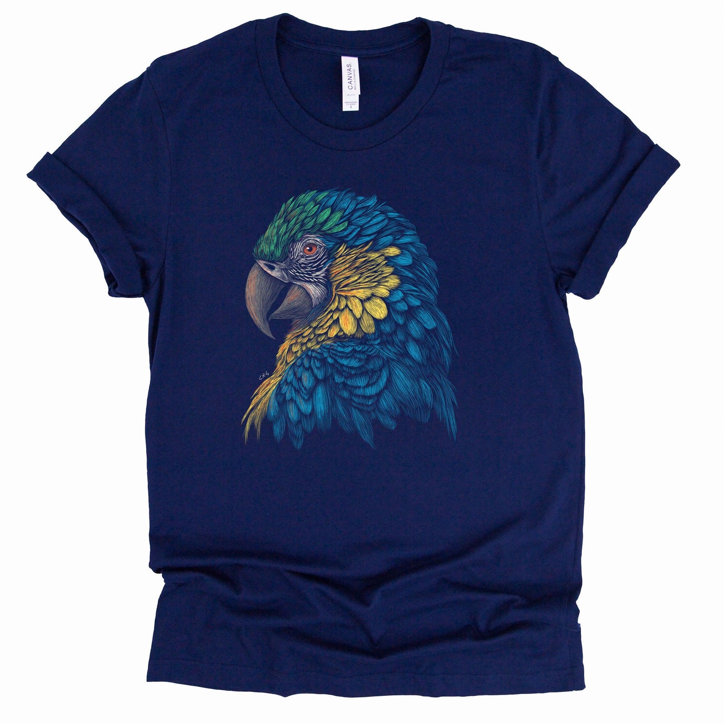 Blue and Gold Macaw Shirt