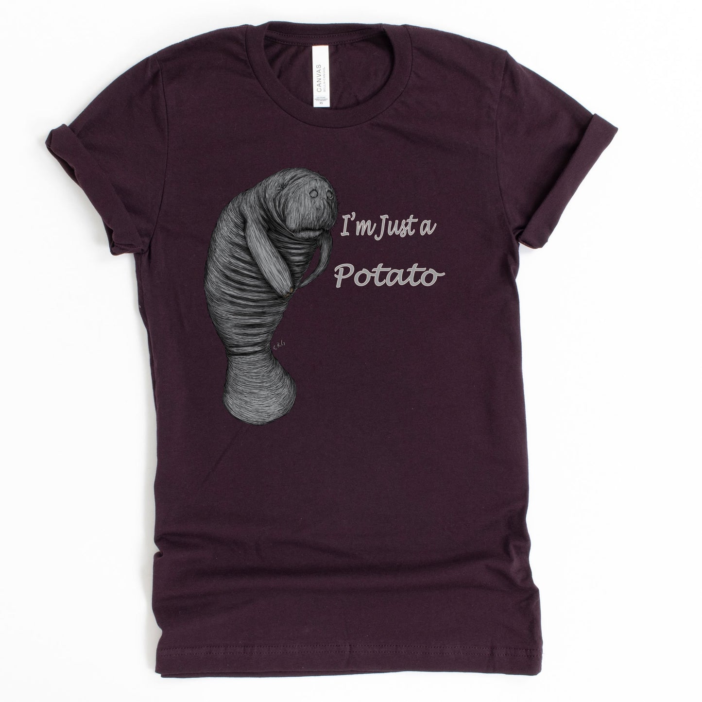 I'm Just a Potato Manatee Shirt