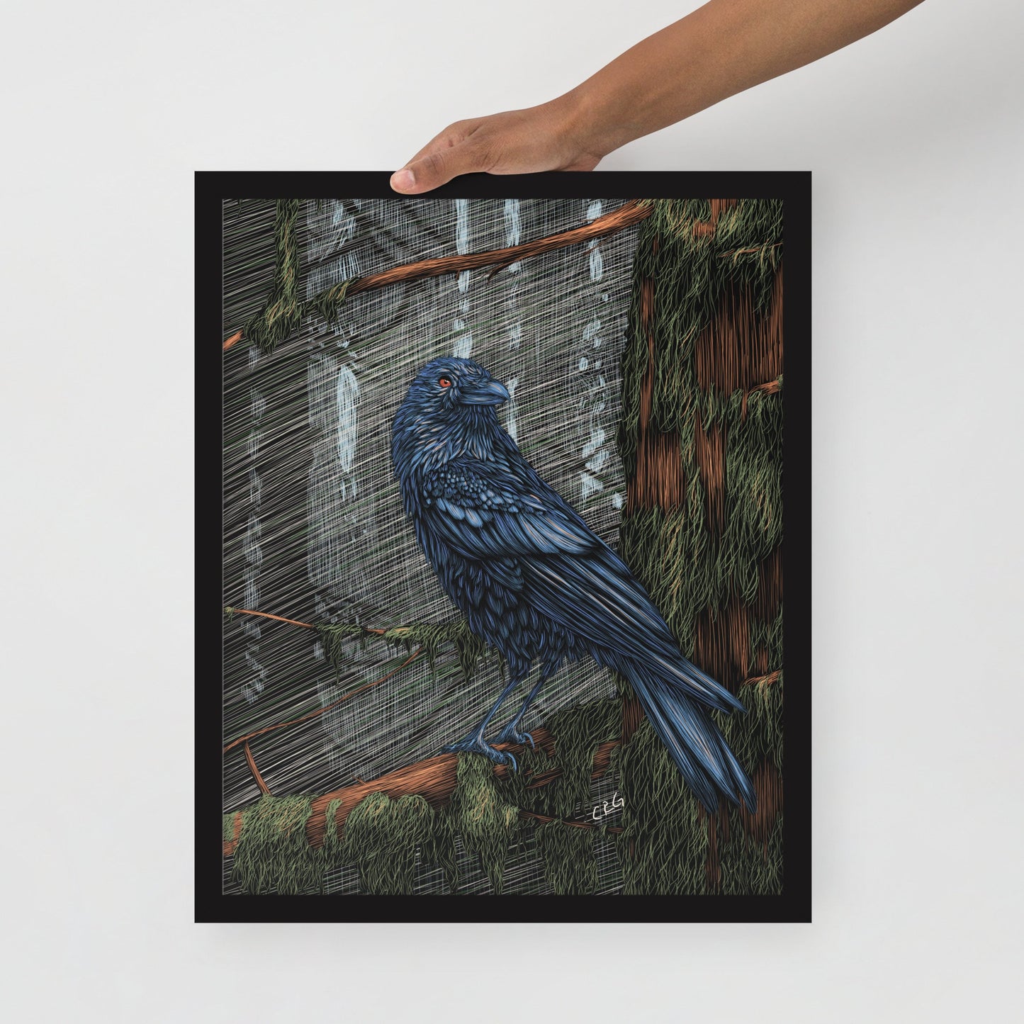 Raven Digital Download Art Print