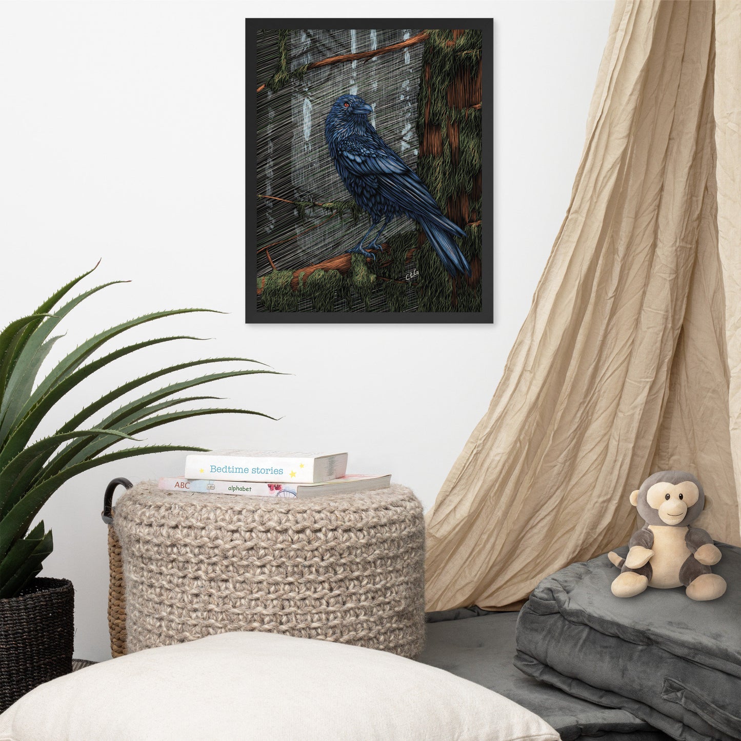Raven Digital Download Art Print