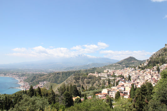 Taormina and the Smoking Volcano