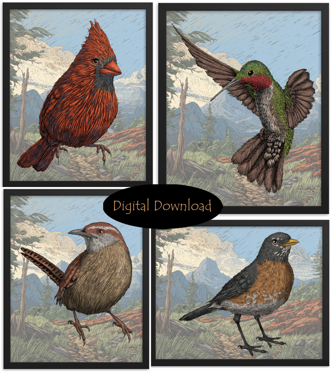 Digital Downloadable Art Bundles