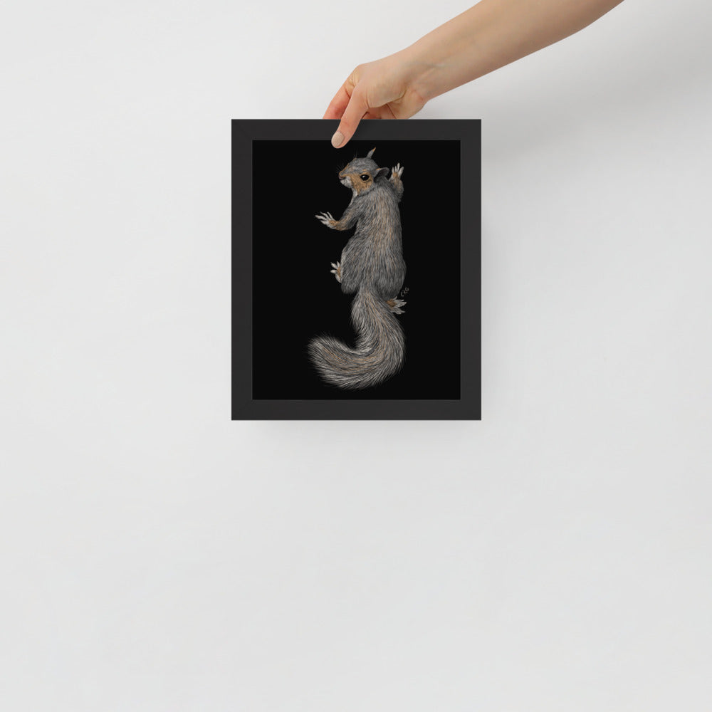 Gray Squirrel Digital Download Art Print