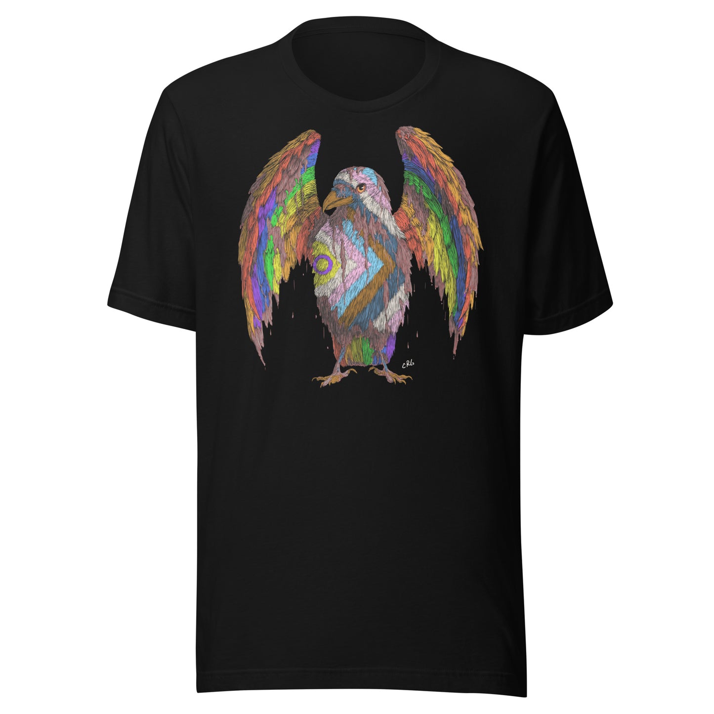 Dripping Pride Raven LGBTQIA+ Shirt