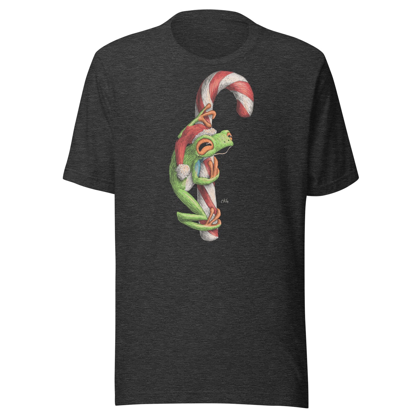 Frog on a Candy Cane Shirt