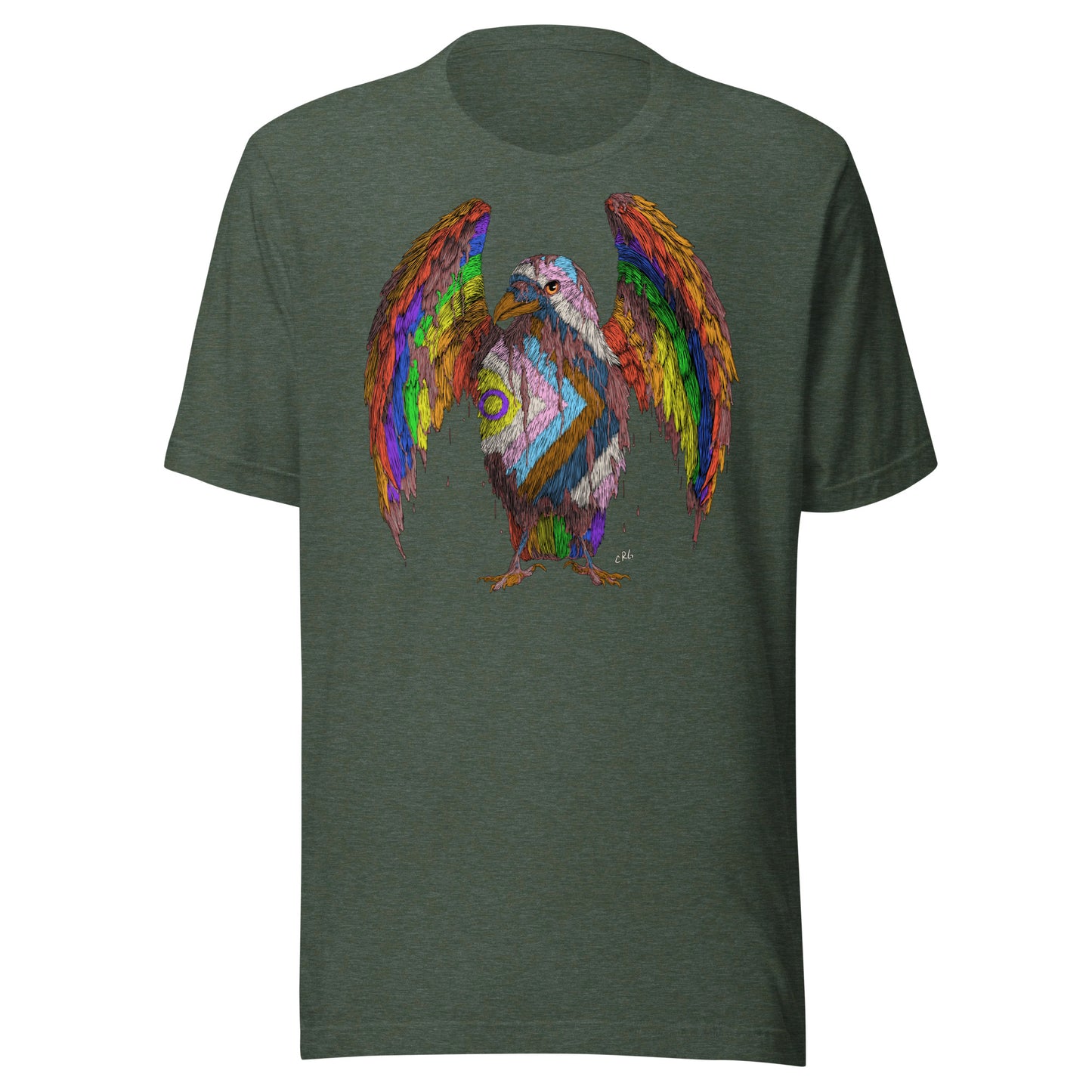Dripping Pride Raven LGBTQIA+ Shirt