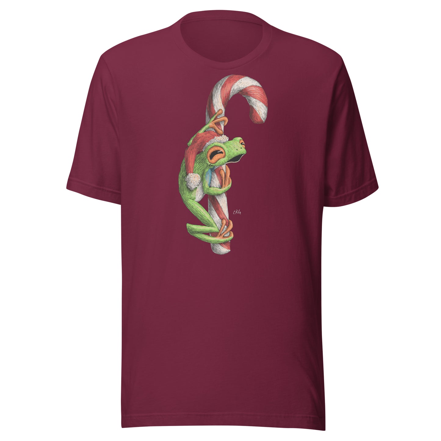 Frog on a Candy Cane Shirt