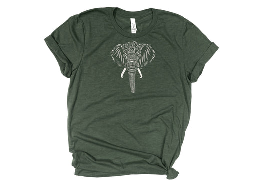 Elephant Shirt  / African Elephant / Elephant Tee / Elephant T Shirt / Elephant Gift / Elephant / Elephant Lover / Nature / Wild