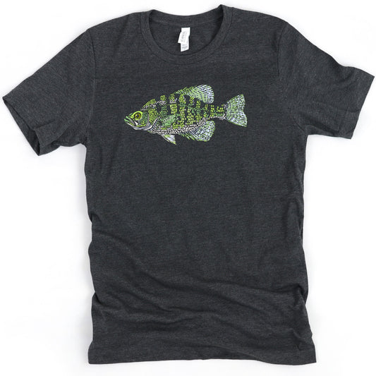 White Crappie Fish Shirt