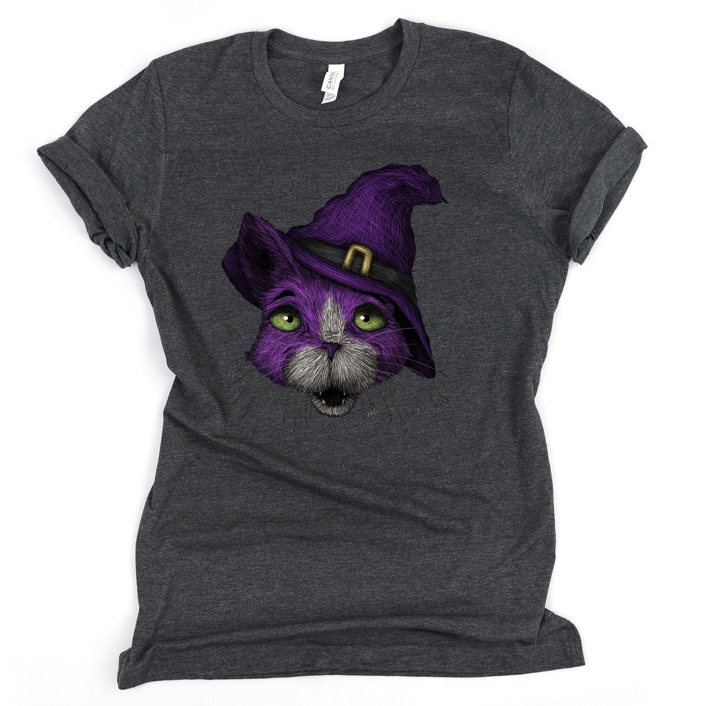 Cat Witch Halloween Shirt