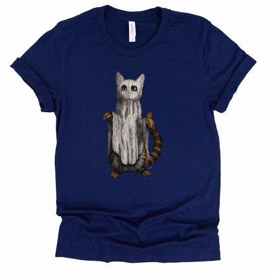 Cat Ghost Halloween Shirt