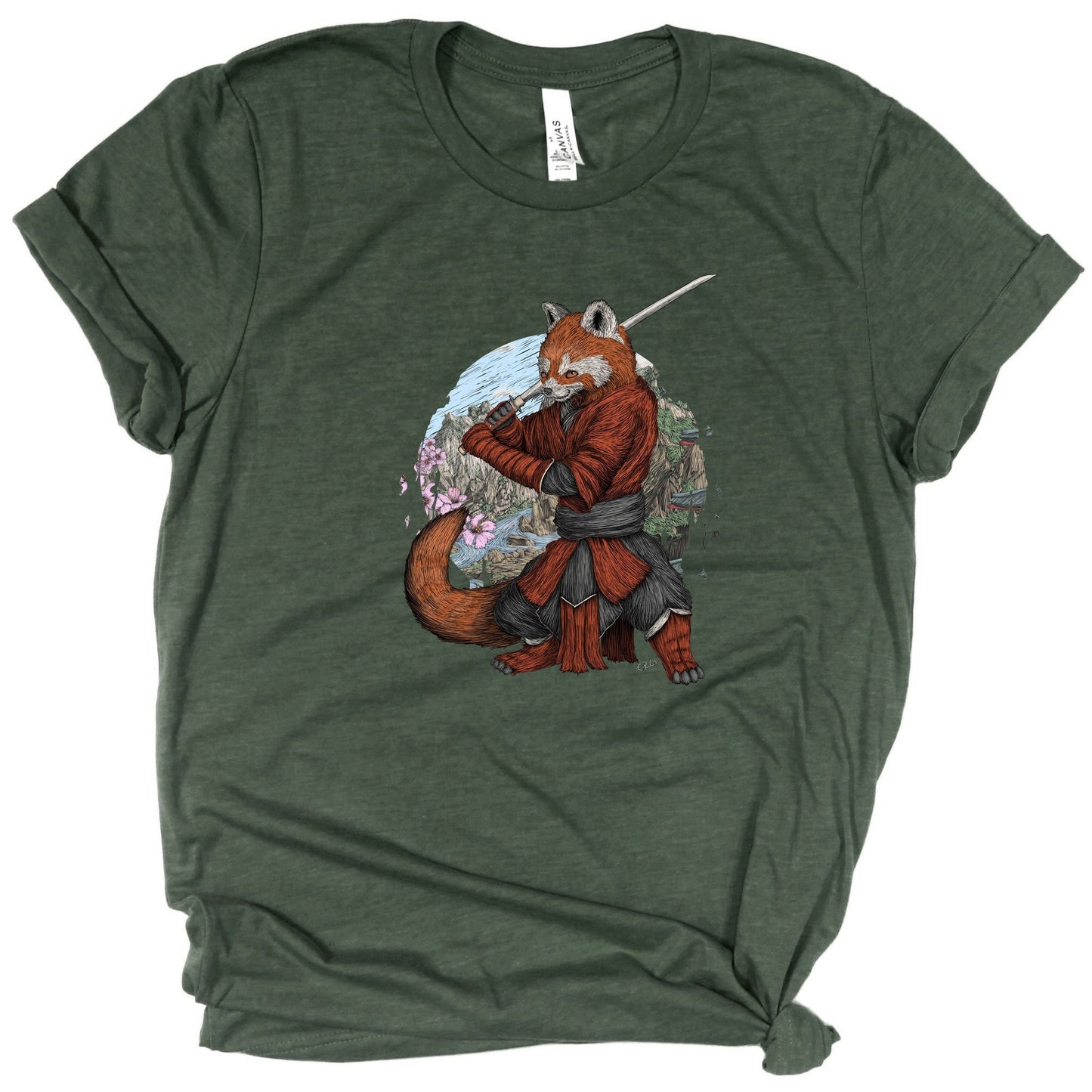 Red Panda Samurai Shirt