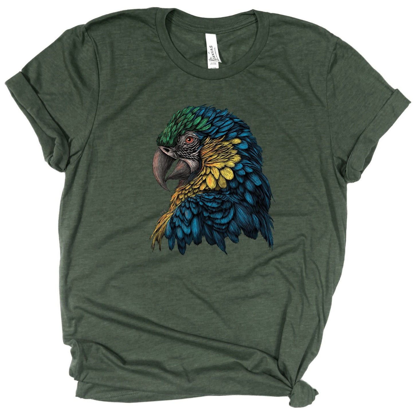 Blue and Gold Macaw Shirt