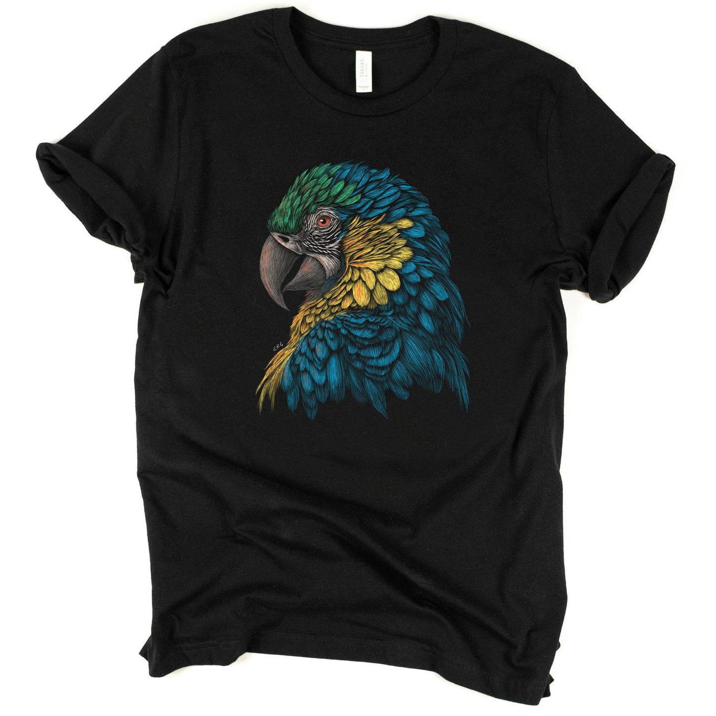 Blue and Gold Macaw Shirt